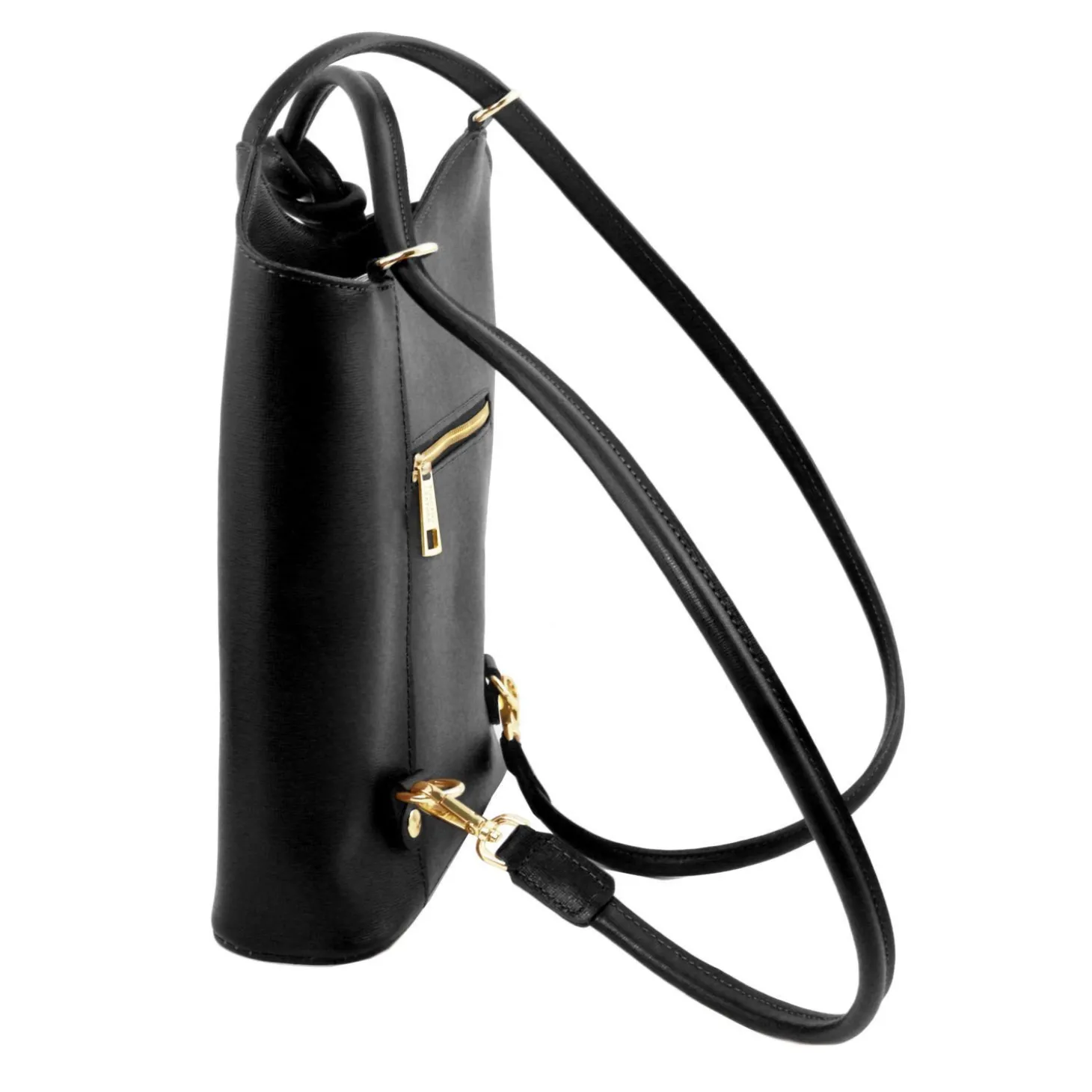 Schultertasche aus Saffiano Leder