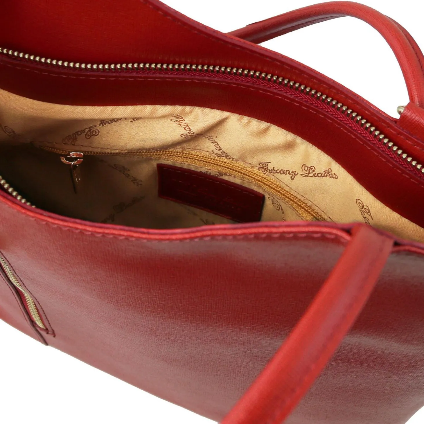 Schultertasche aus Saffiano Leder