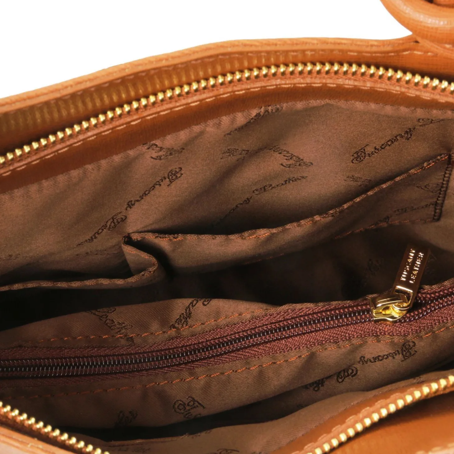 Schultertasche aus Saffiano Leder