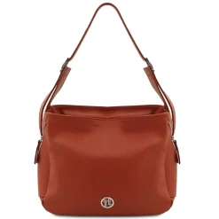 Schultertasche aus Weichem Leder