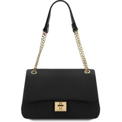 Schultertasche aus Weichem Leder