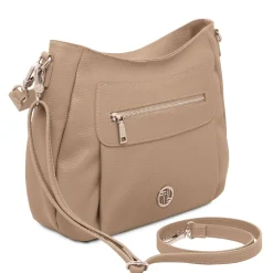 Schultertasche aus Weichem Leder