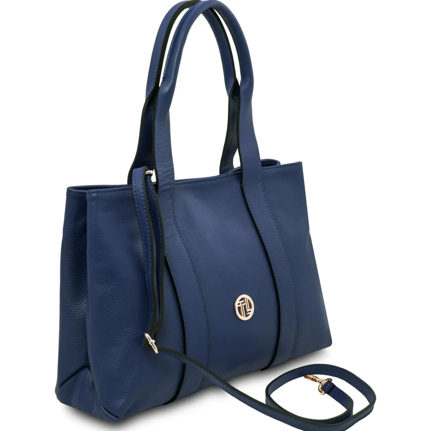 Schultertasche aus Weichem Leder
