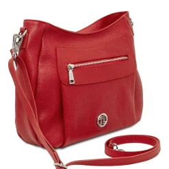 Schultertasche aus Weichem Leder