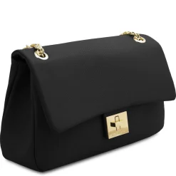 Schultertasche aus Weichem Leder