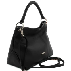 Schultertasche aus Weichem Leder