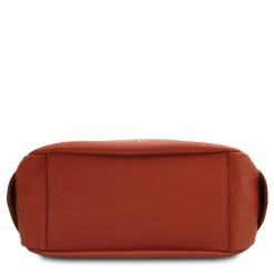 Schultertasche aus Weichem Leder