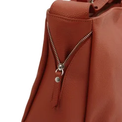 Schultertasche aus Weichem Leder