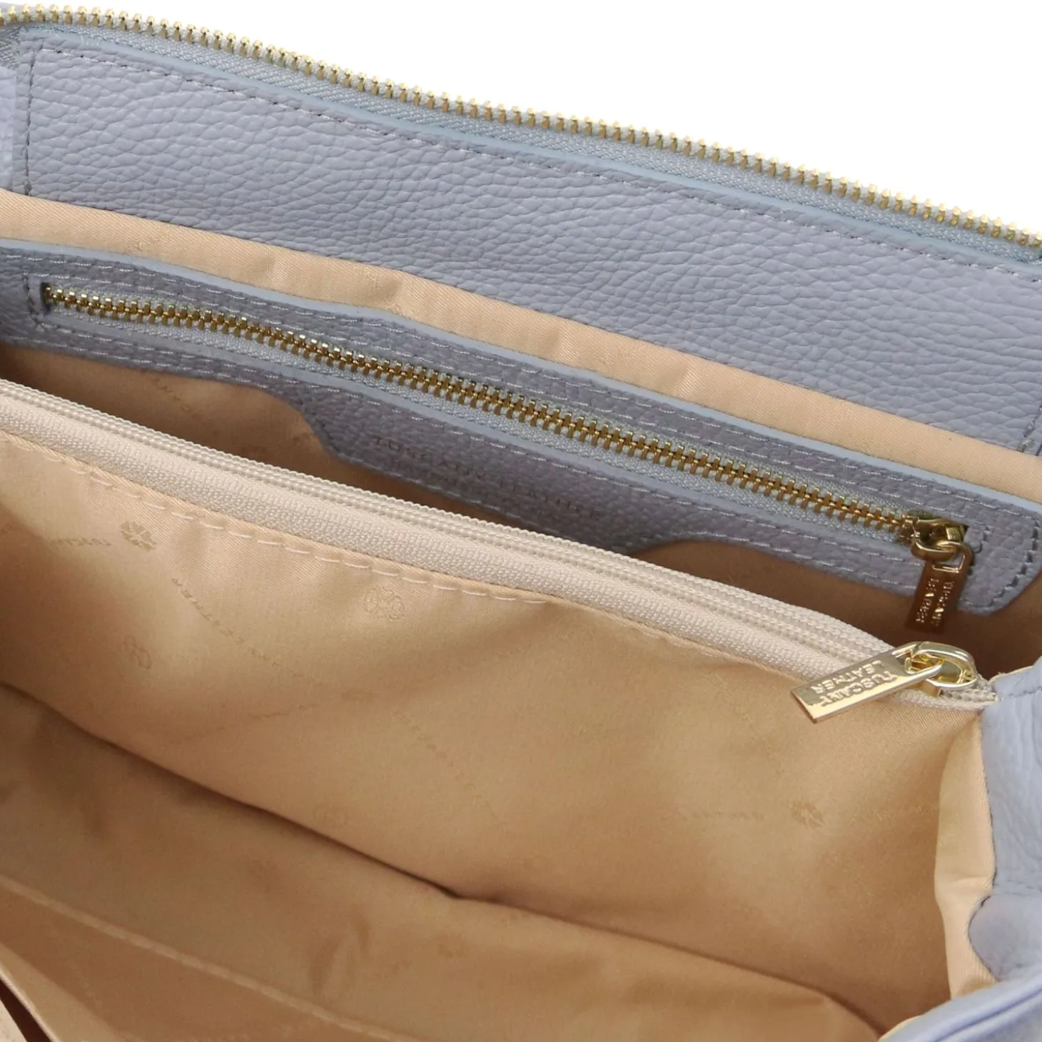 Schultertasche aus Weichem Leder