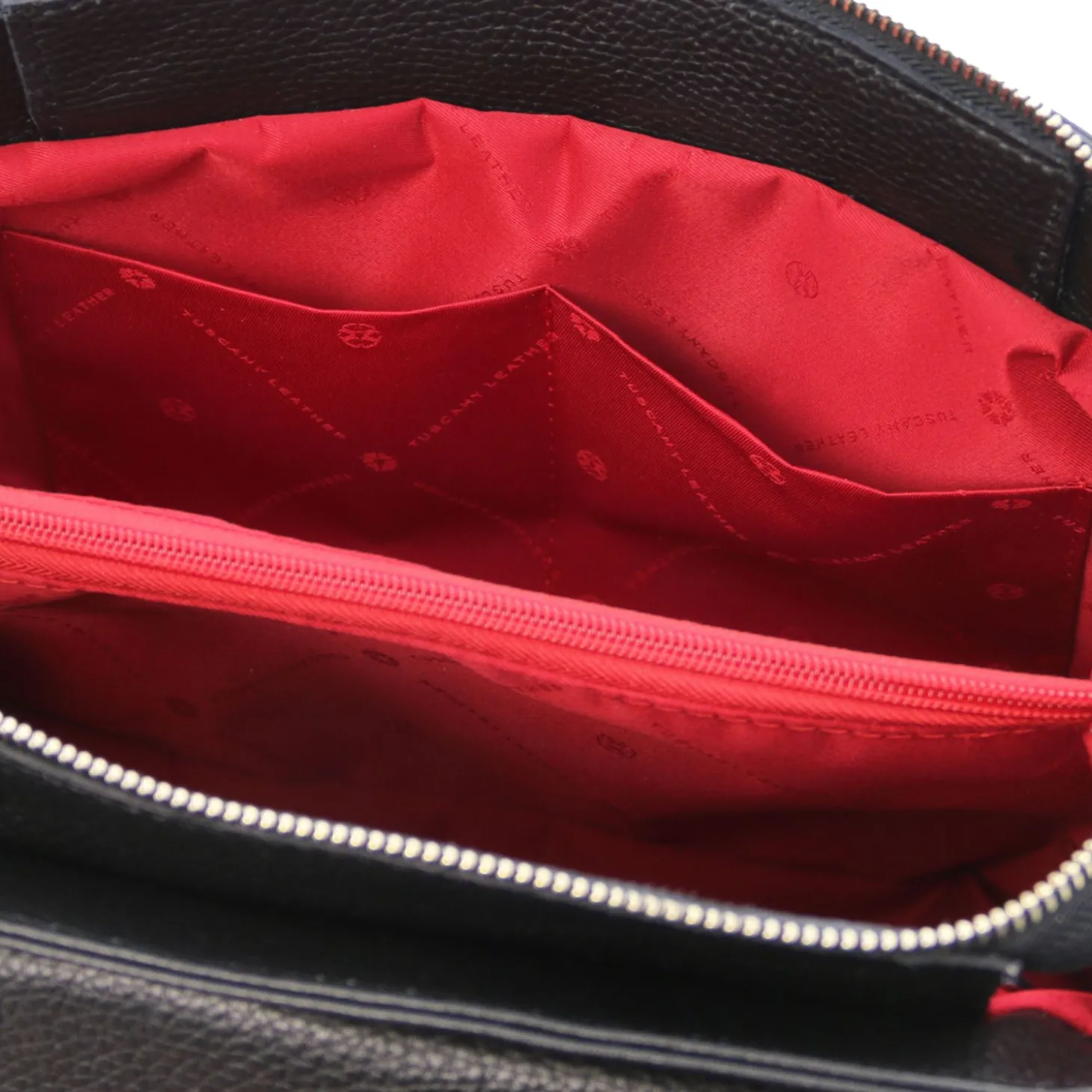 Schultertasche aus Weichem Leder