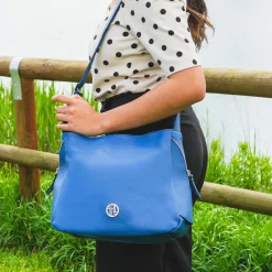 Schultertasche aus Weichem Leder