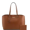 Shopping Tasche aus Leder und Brieftasche aus Leder mit 3 Scheinfächern und Münzfach