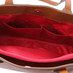 Shopping Tasche aus Leder und Brieftasche aus Leder mit 3 Scheinfächern und Münzfach