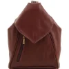 Stylischer Cityrucksack aus Leder