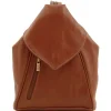 Stylischer Cityrucksack aus Leder