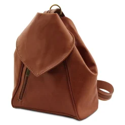 Stylischer Cityrucksack aus Leder