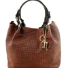 Tasche aus Geprägtem Leder