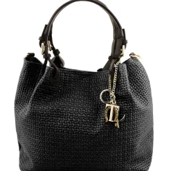 Tasche aus Geprägtem Leder