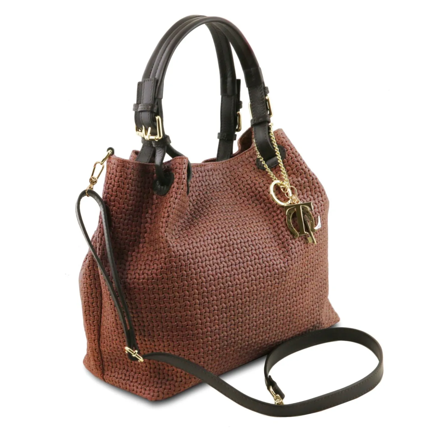 Tasche aus Geprägtem Leder