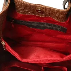 Tasche aus Geprägtem Leder