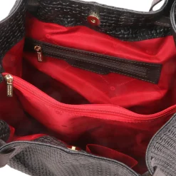 Tasche aus Geprägtem Leder