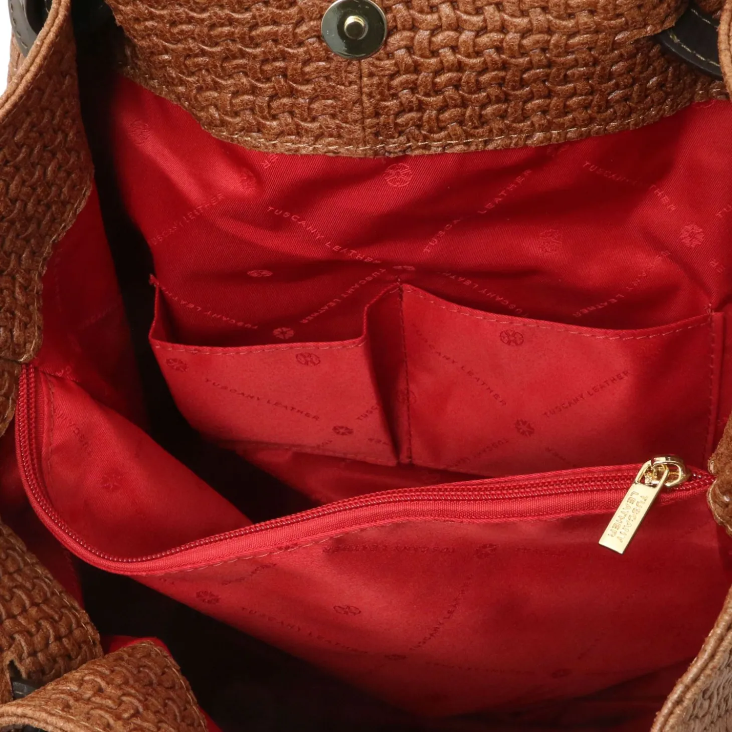 Tasche aus Geprägtem Leder