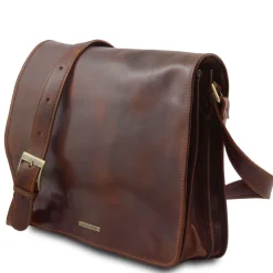 Tasche mit Laptopfach aus Leder