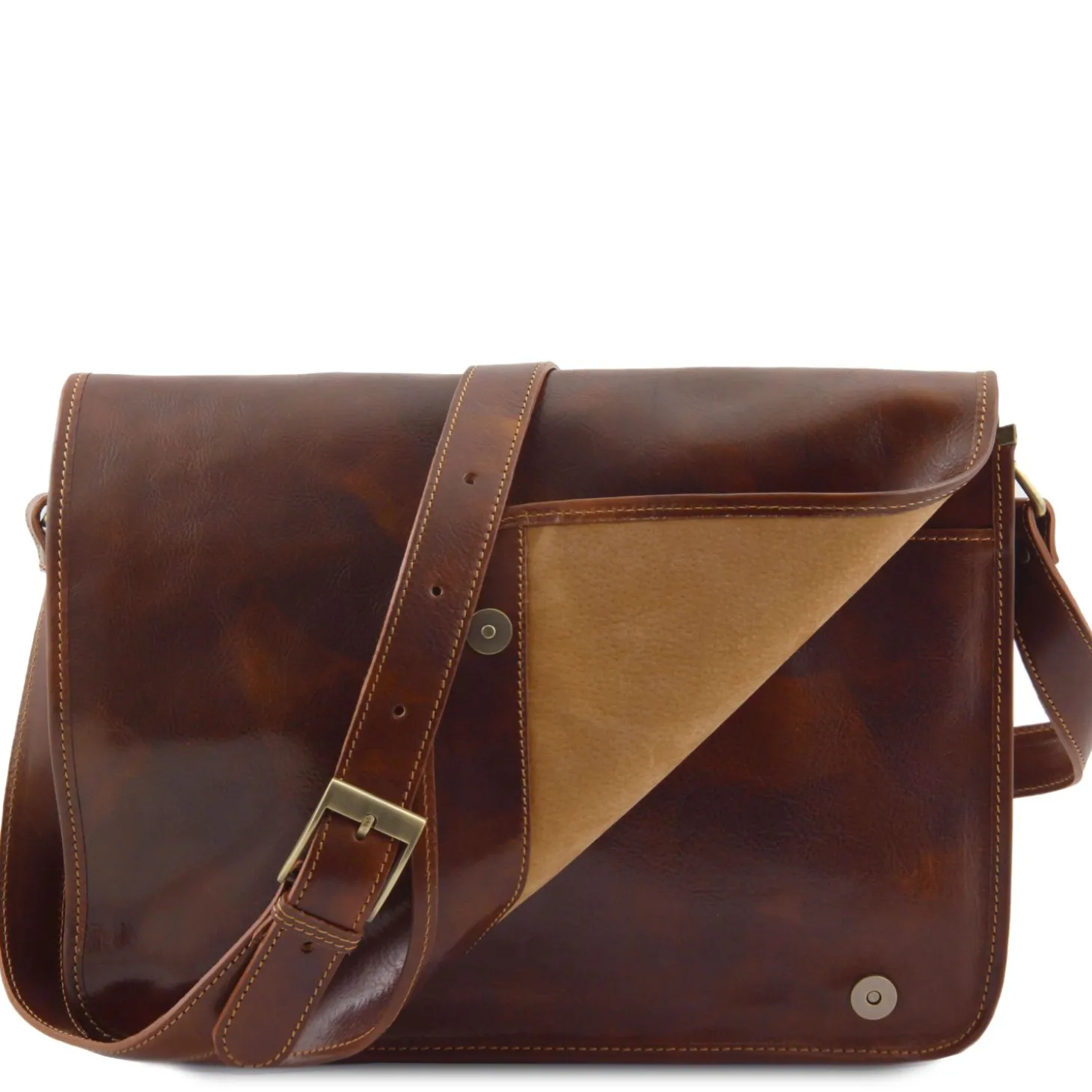 Tasche mit Laptopfach aus Leder