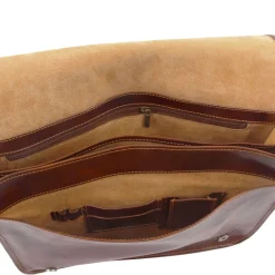 Tasche mit Laptopfach aus Leder