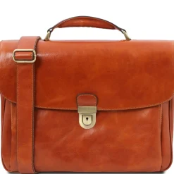 TL SMART Multifach-Notebooktasche aus Leder