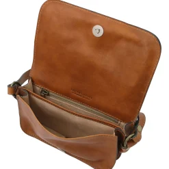 Umhängetasche aus Leder mit Umschlag
