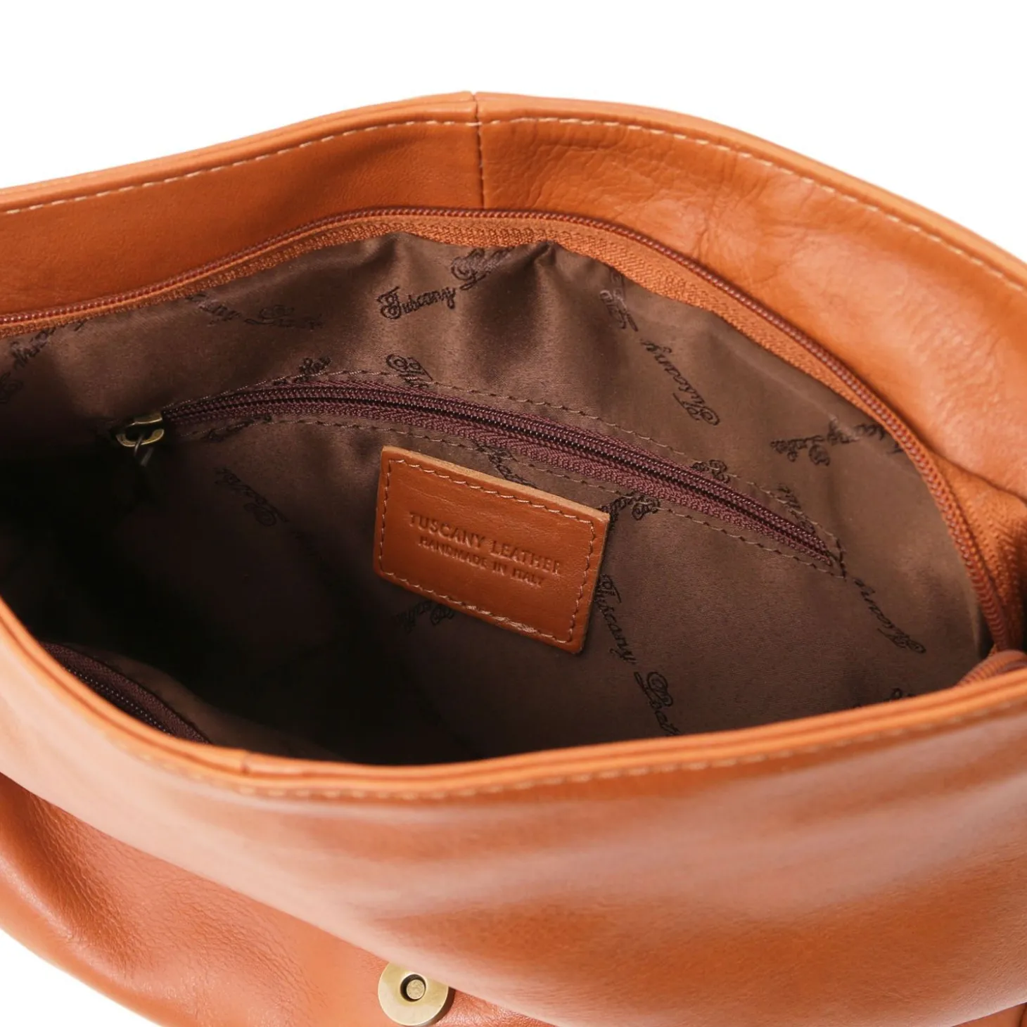 Umhängetasche aus Weichem Leder mit Quasten
