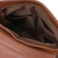 Umhängetasche aus Weichem Leder mit Quasten