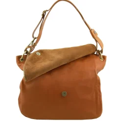 Umhängetasche aus Weichem Leder mit Quasten