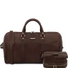 Weekend Reisetasche aus Leder und Reise Kulturtasche aus Leder