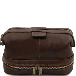 Weekend Reisetasche aus Leder und Reise Kulturtasche aus Leder