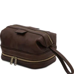 Weekend Reisetasche aus Leder und Reise Kulturtasche aus Leder